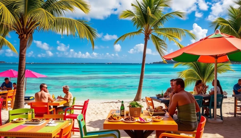 Maho Beach dining options Maho Beach dining options