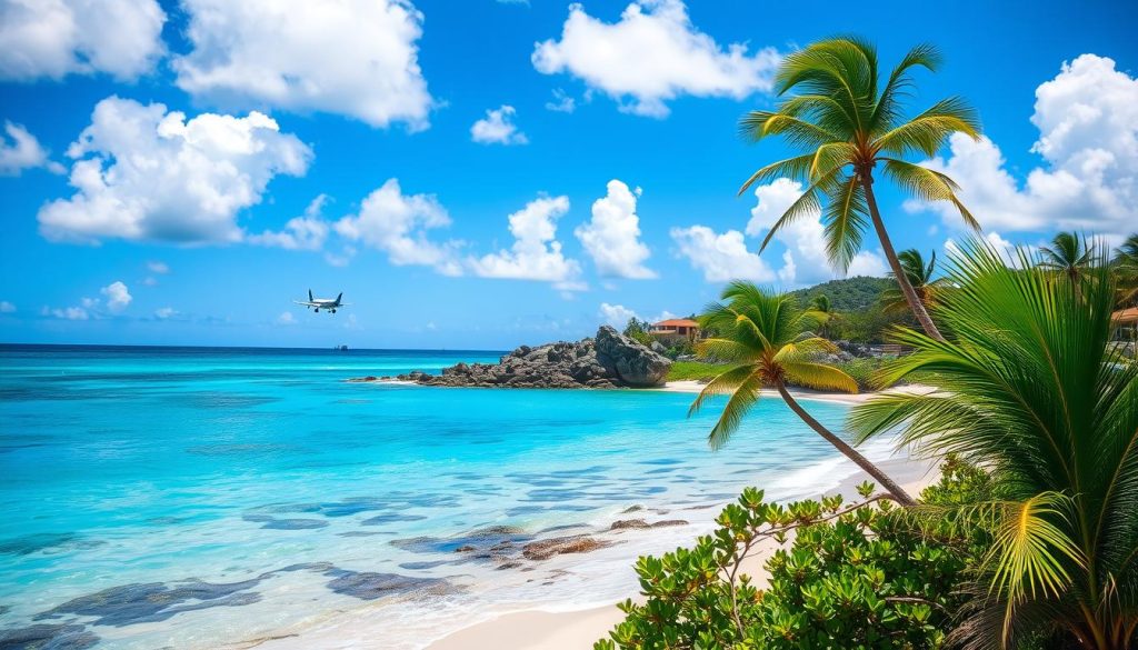 Maho Beach environment Maho Beach environment