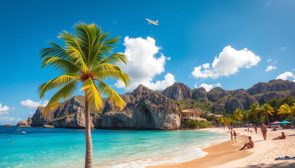 Maho Beach environment Maho Beach environment