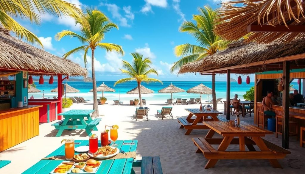 Maho Beach food and drink options Maho Beach food and drink options