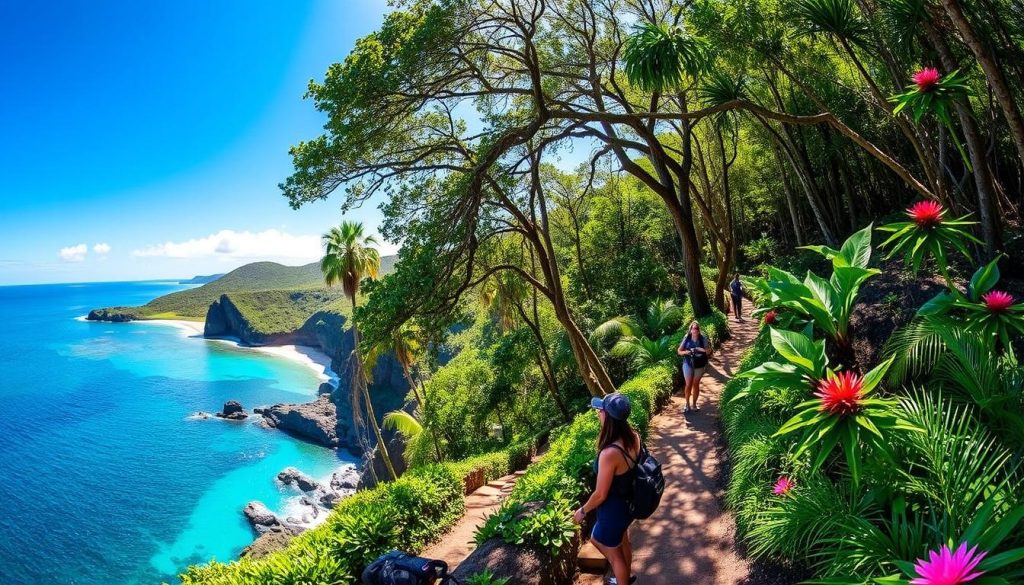 Maho Beach hiking trails guide Maho Beach hiking trails guide