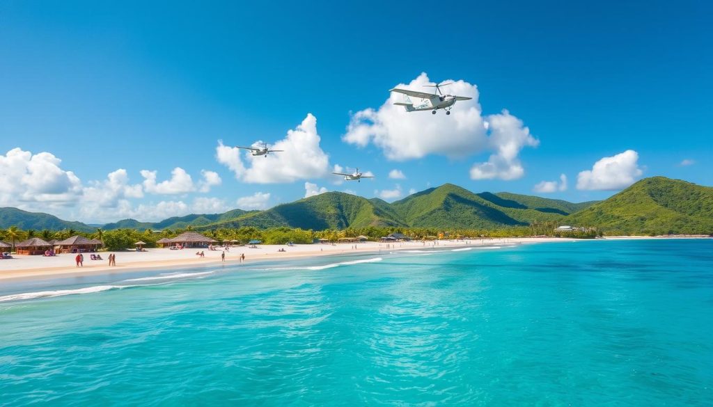 Maho Beach low-flying planes Maho Beach low-flying planes
