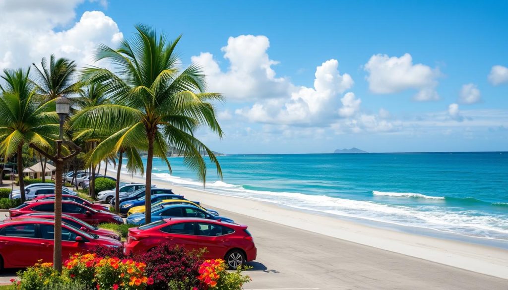 Maho Beach parking Maho Beach parking