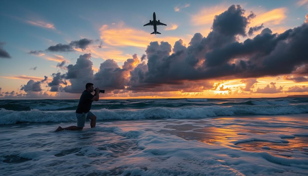 Maho Beach photography challenges Maho Beach photography challenges