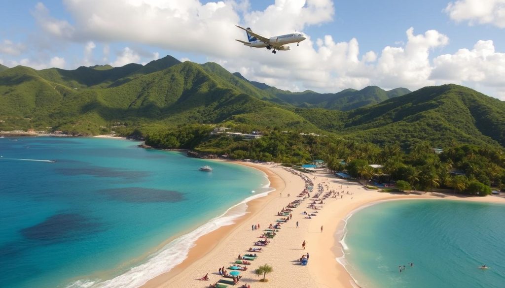 Maho Beach plane spotting Maho Beach plane spotting