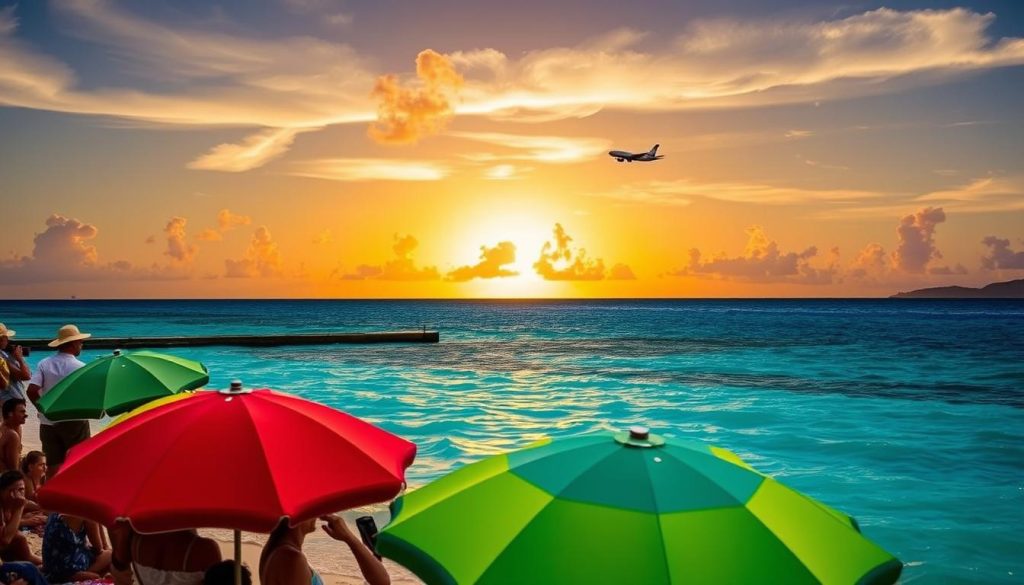 Maho Beach plane spotting hours Maho Beach plane spotting hours
