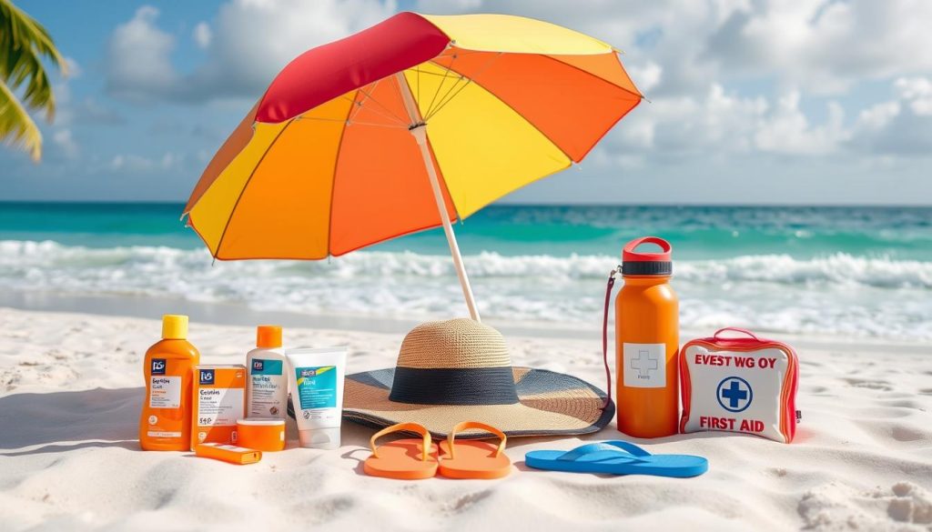 Maho Beach safety items Maho Beach safety items
