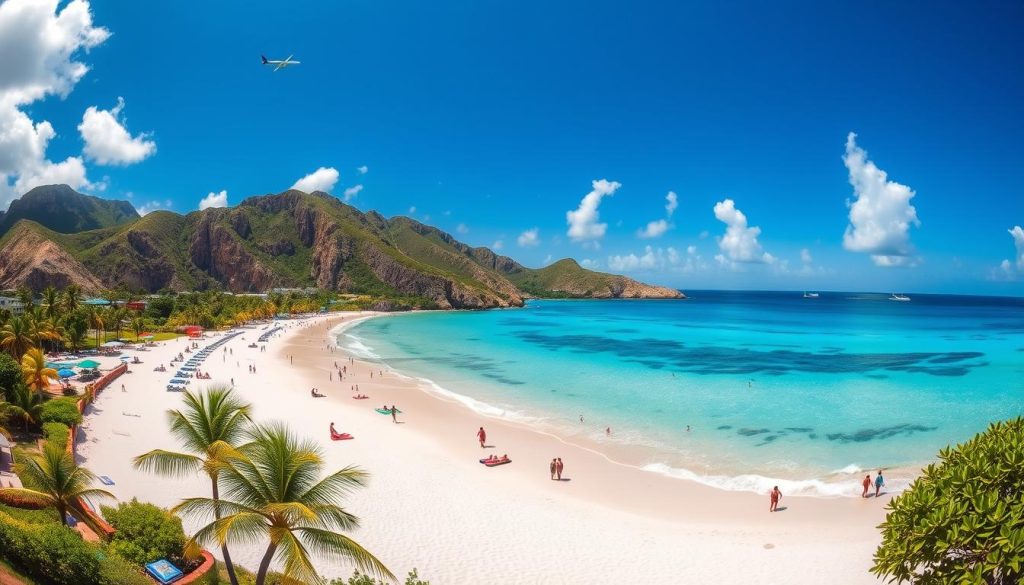 Maho Beach scenic spots for photos Maho Beach scenic spots for photos