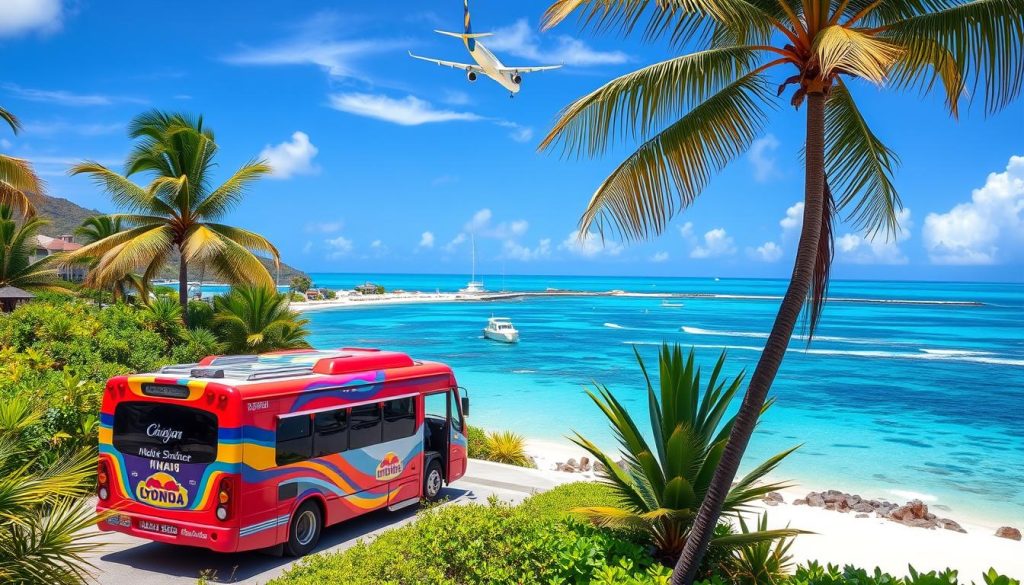 Maho Beach shuttle service Maho Beach shuttle service