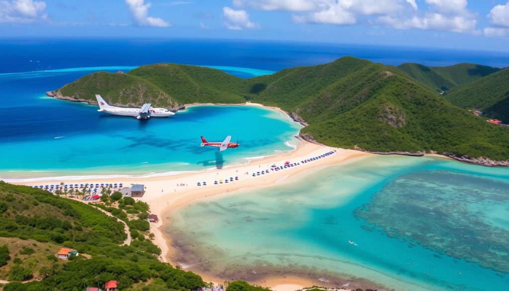 Maho Beach sightseeing Maho Beach sightseeing