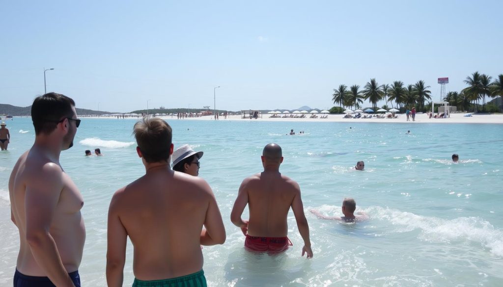 Maho Beach swimming precautions Maho Beach swimming precautions
