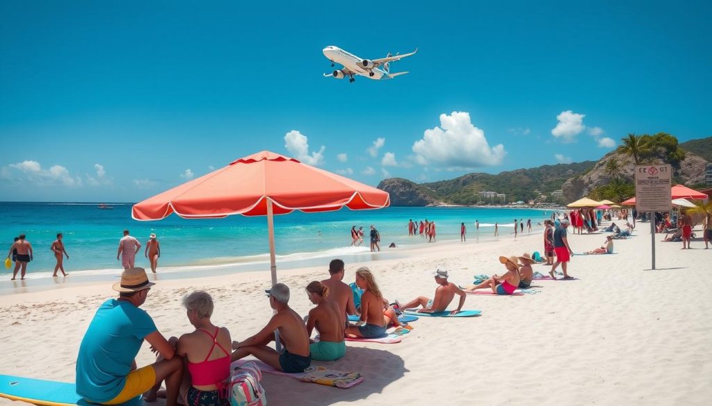 Maho Beach tourist safety Maho Beach tourist safety