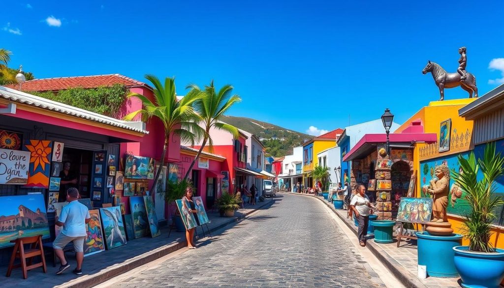 Marigot art scene Marigot art scene