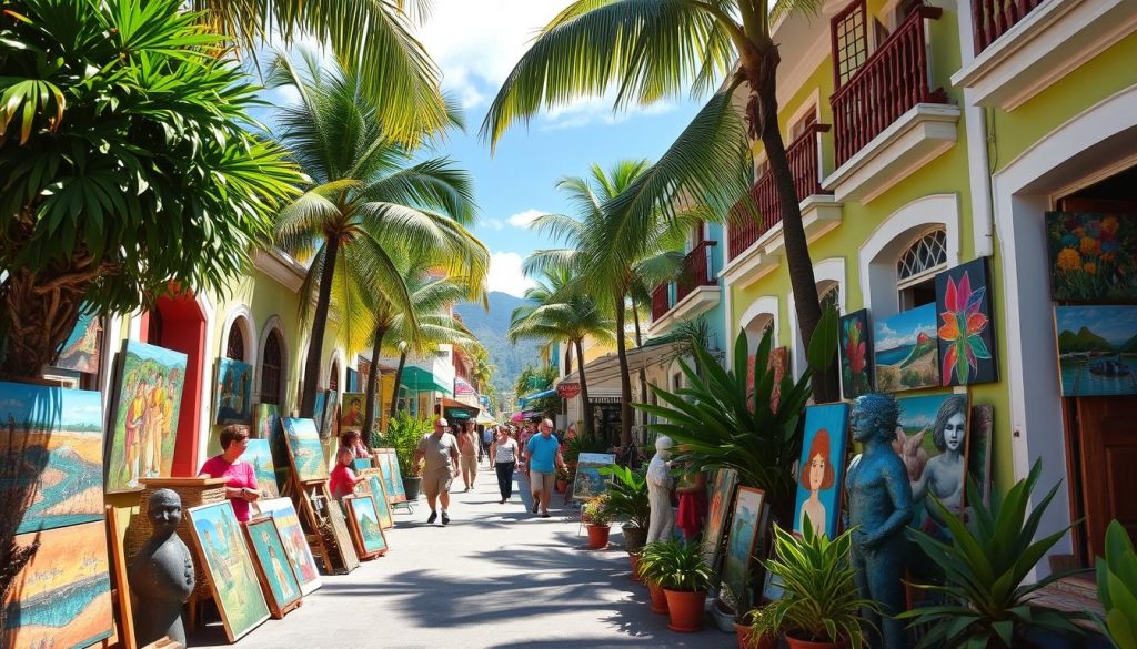 Marigot art scene Marigot art scene