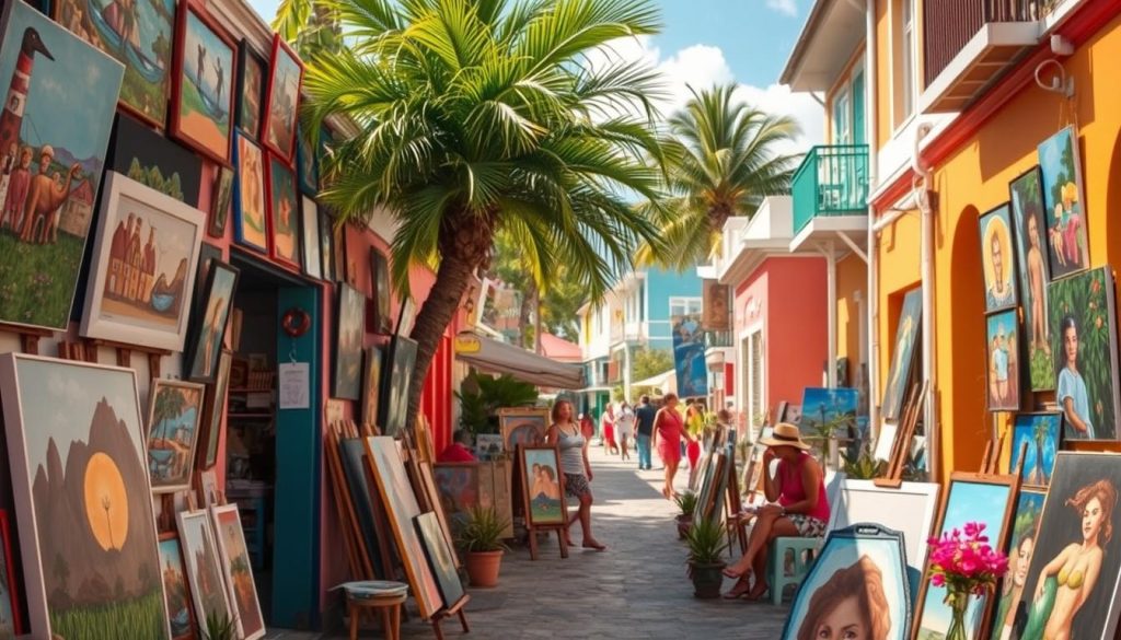 Marigot art scene Marigot art scene