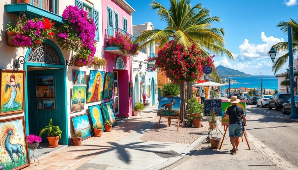 Marigot art scene Marigot art scene