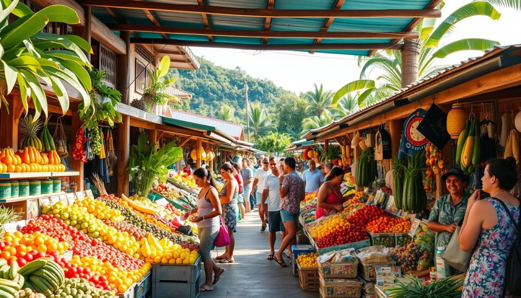 Marigot local market Marigot local market