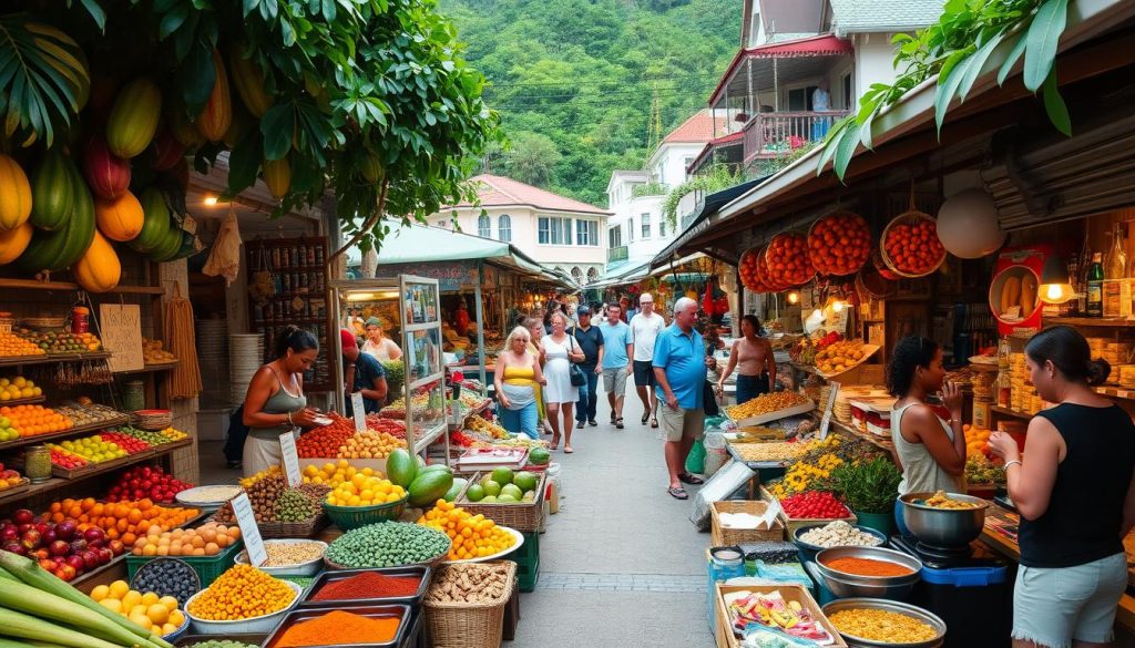 Marigot market tasting tours Marigot market tasting tours