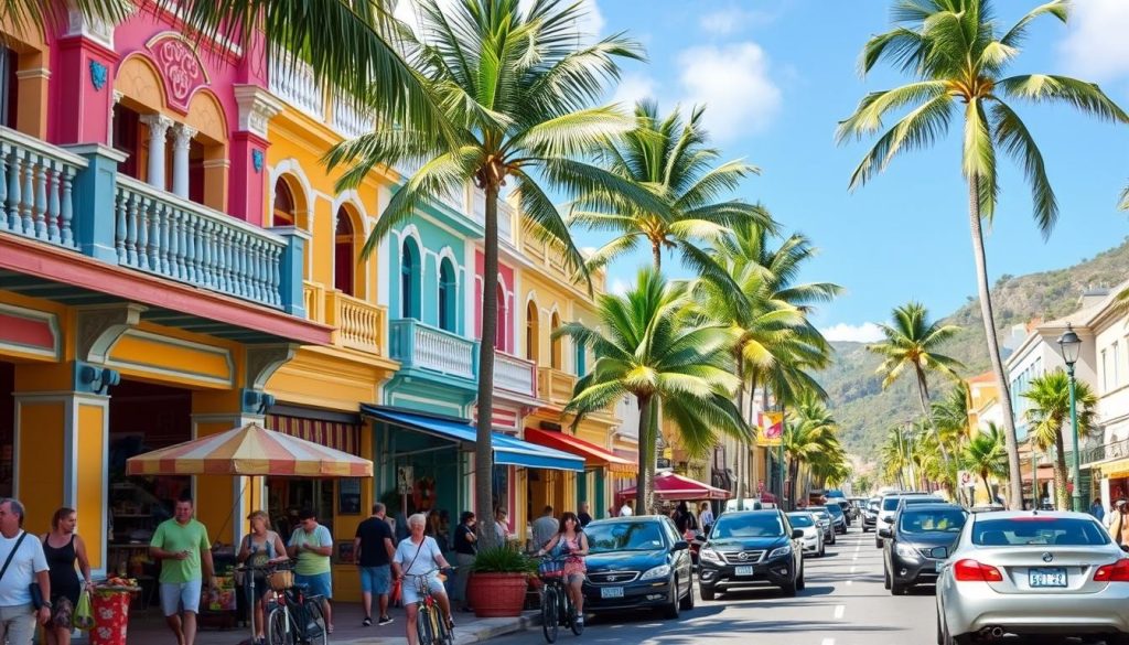 Marigot shopping district Marigot shopping district