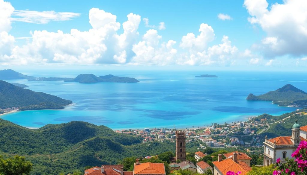 Morne Fortune panoramic views Morne Fortune panoramic views