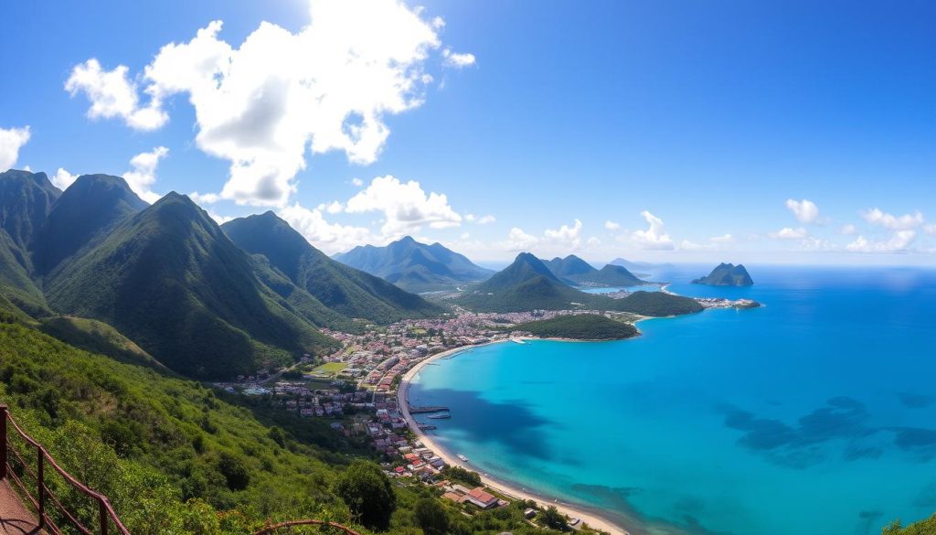 Morne Fortune viewpoint Morne Fortune viewpoint