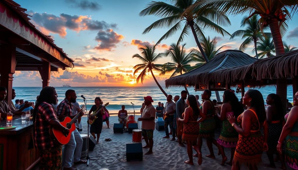 Negril reggae scene Negril reggae scene