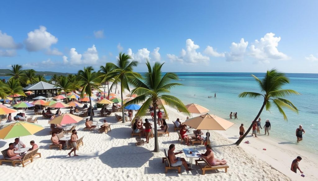 Orient Bay beach clubs Orient Bay beach clubs