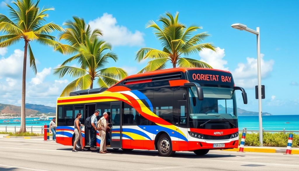 Orient Bay public transportation from airport Orient Bay public transportation from airport