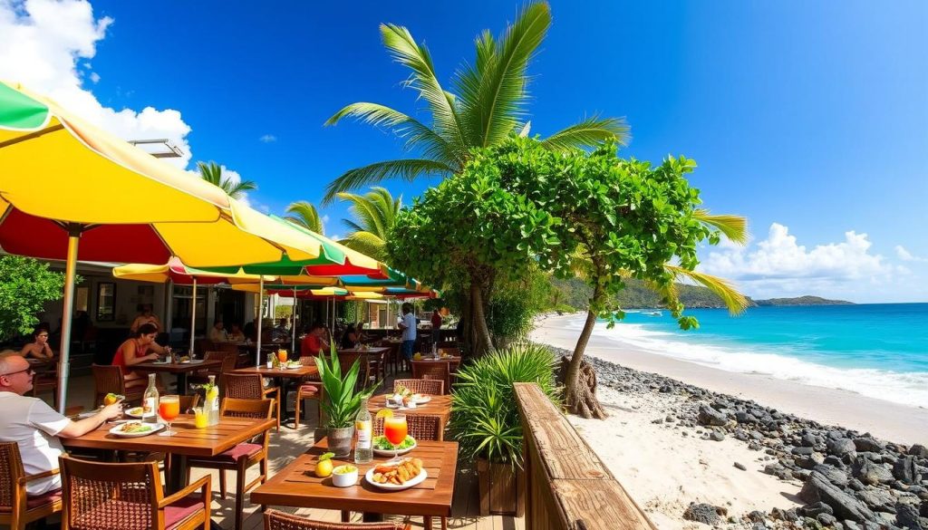 Orient Bay restaurant scene Orient Bay restaurant scene