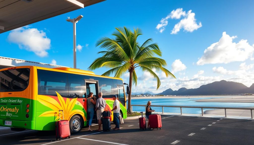 Orient Bay shuttle from airport Orient Bay shuttle from airport