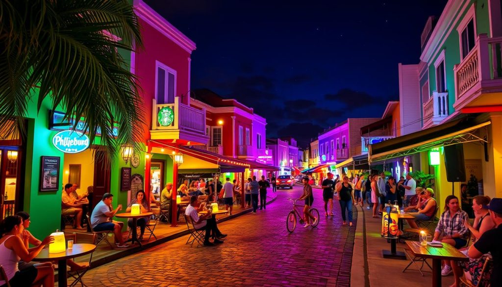 Philipsburg nightlife scene Philipsburg nightlife scene