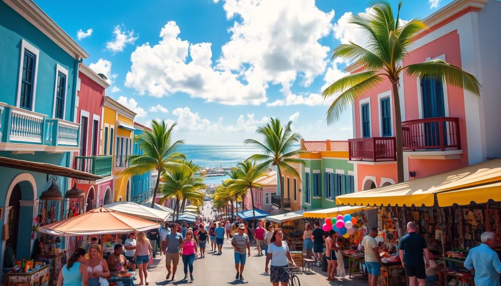 Philipsburg shopping scene Philipsburg shopping scene