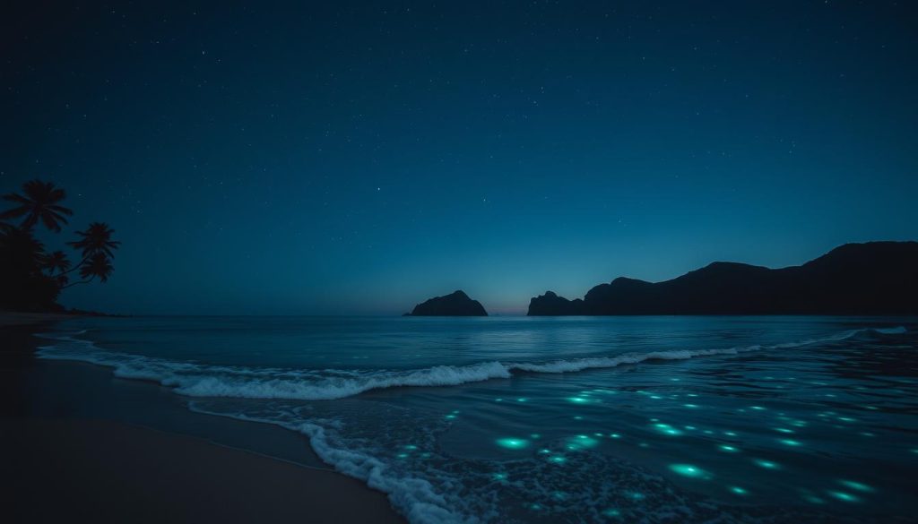 Pigeon Island at night Pigeon Island at night
