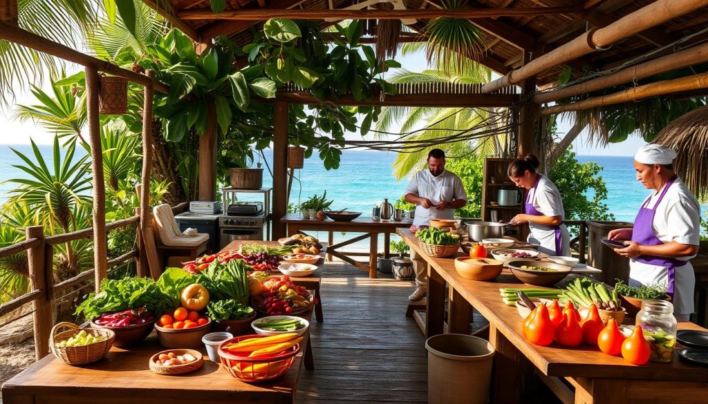 Pigeon Island cooking school Pigeon Island cooking school