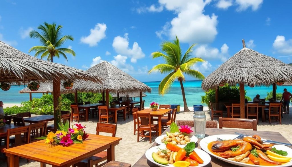 Pigeon Island dining options Pigeon Island dining options