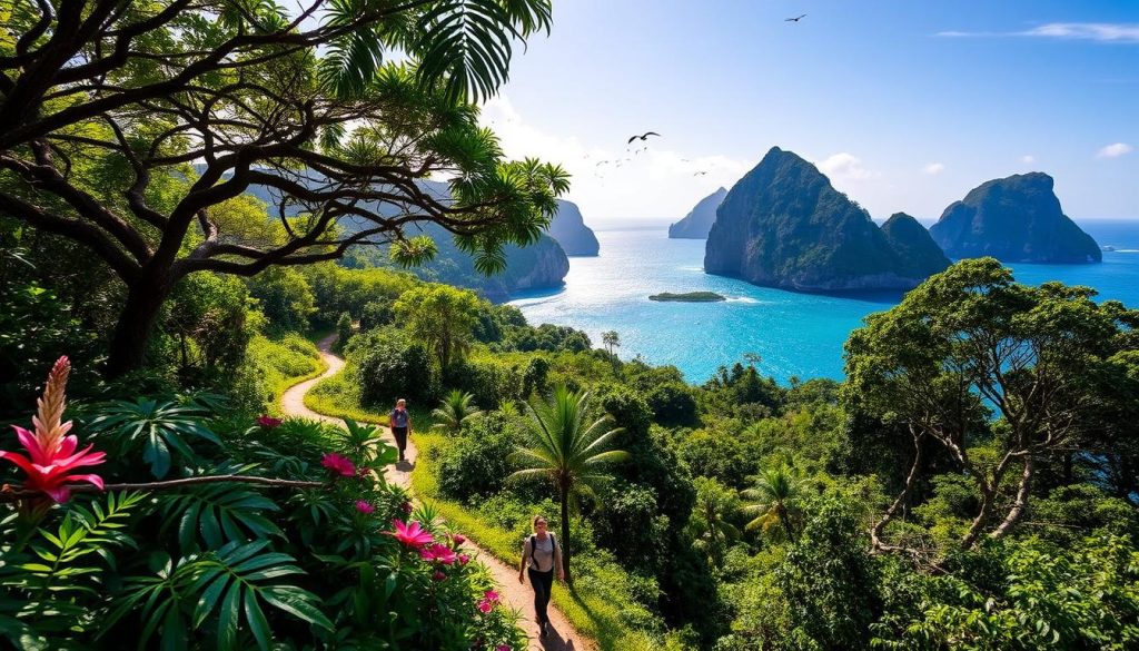 Pigeon Island hiking trails Pigeon Island hiking trails