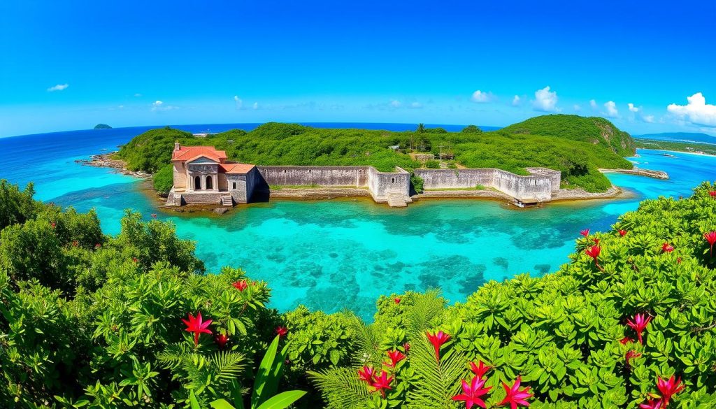 Pigeon Island historical places Pigeon Island historical places