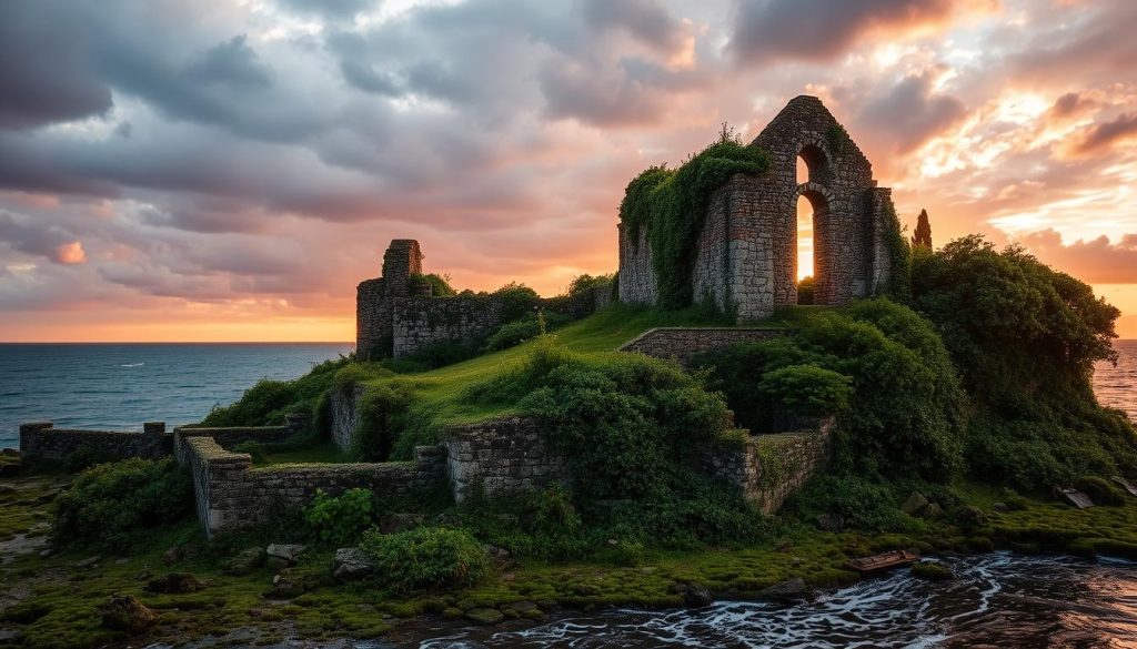 Pigeon Island historical ruins Pigeon Island historical ruins