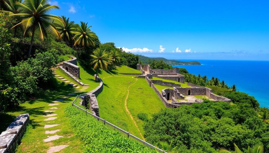 Pigeon Island historical sites Pigeon Island historical sites
