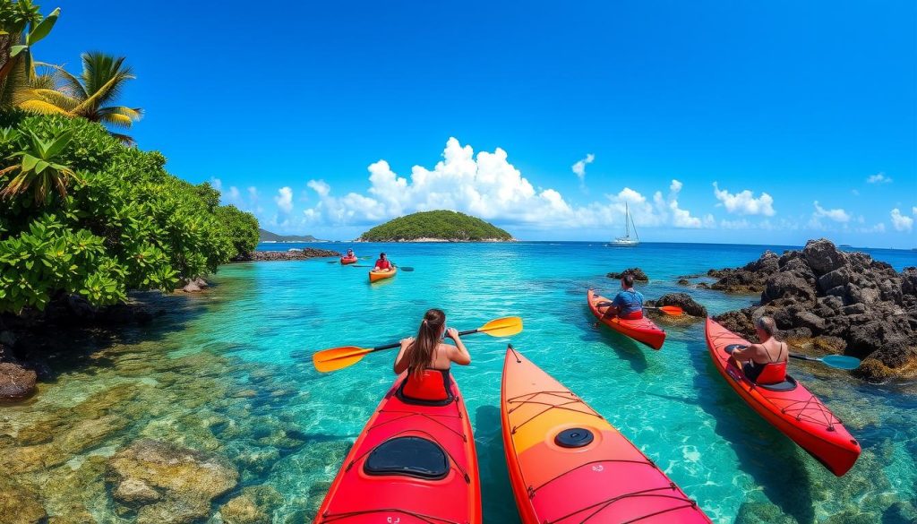 Pigeon Island kayaking tours Pigeon Island kayaking tours