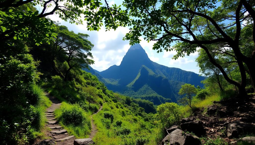 Pitons hiking trails Pitons hiking trails