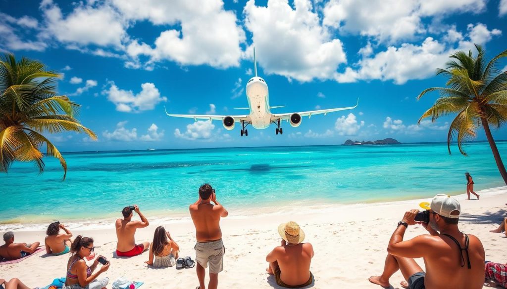 Plane spotting Maho Beach Plane spotting Maho Beach