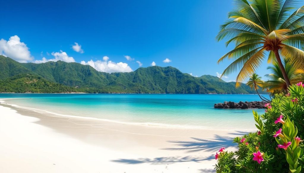 Private shores of Anse de Colombier Private shores of Anse de Colombier