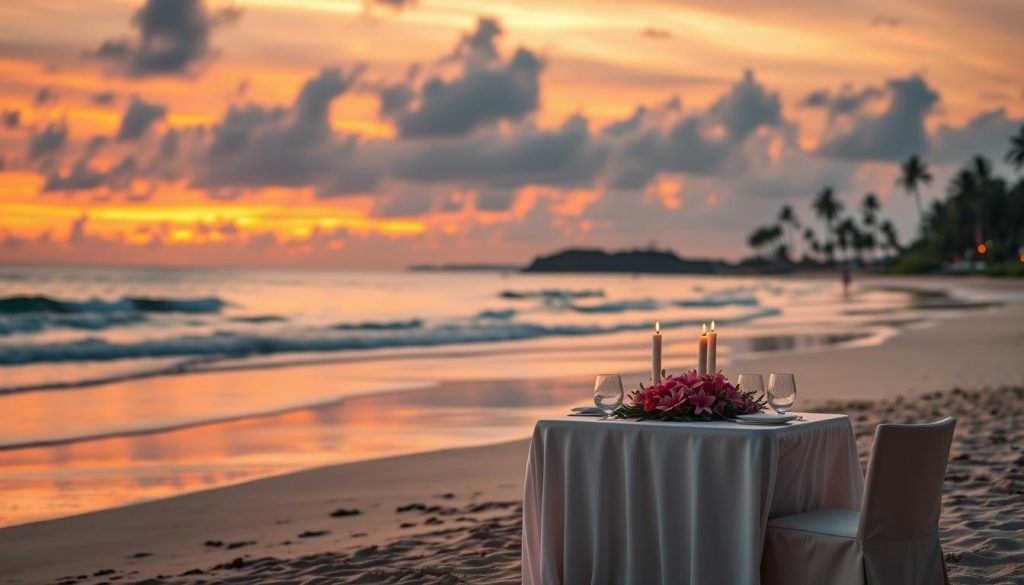 Romantic sunset in Grand Case Romantic sunset in Grand Case