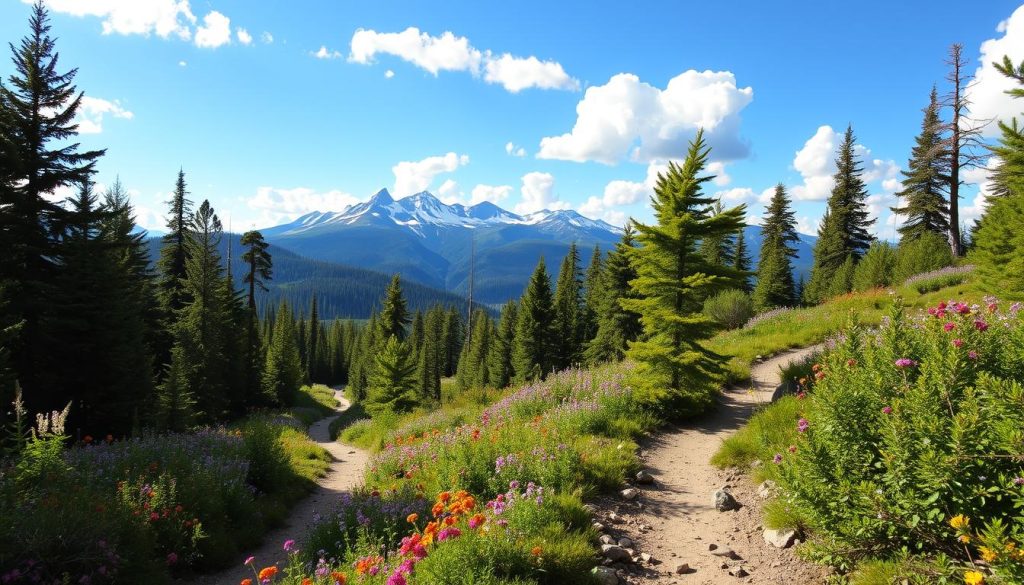 Scenic National Park Hiking Trails in May Scenic National Park Hiking Trails in May