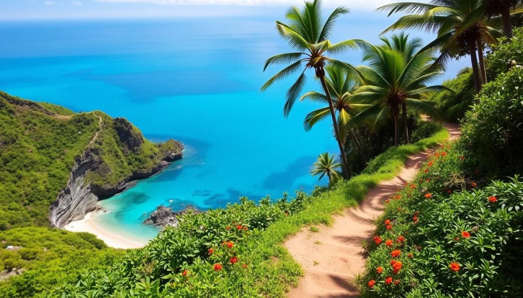 Scenic trails in St Lucia Scenic trails in St Lucia