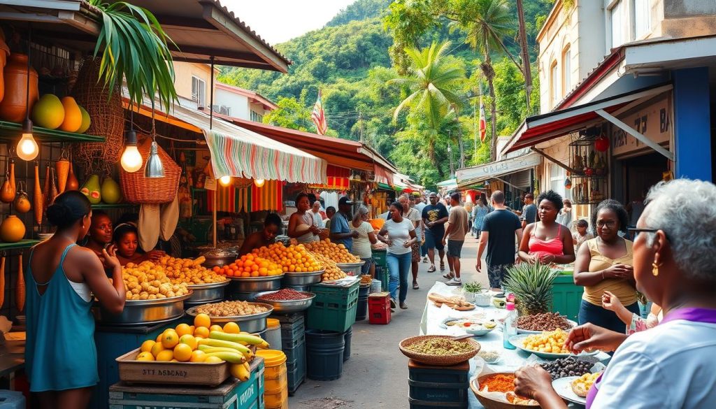 Soufrière street food Soufrière street food
