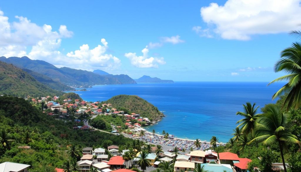 Soufrière town Soufrière town