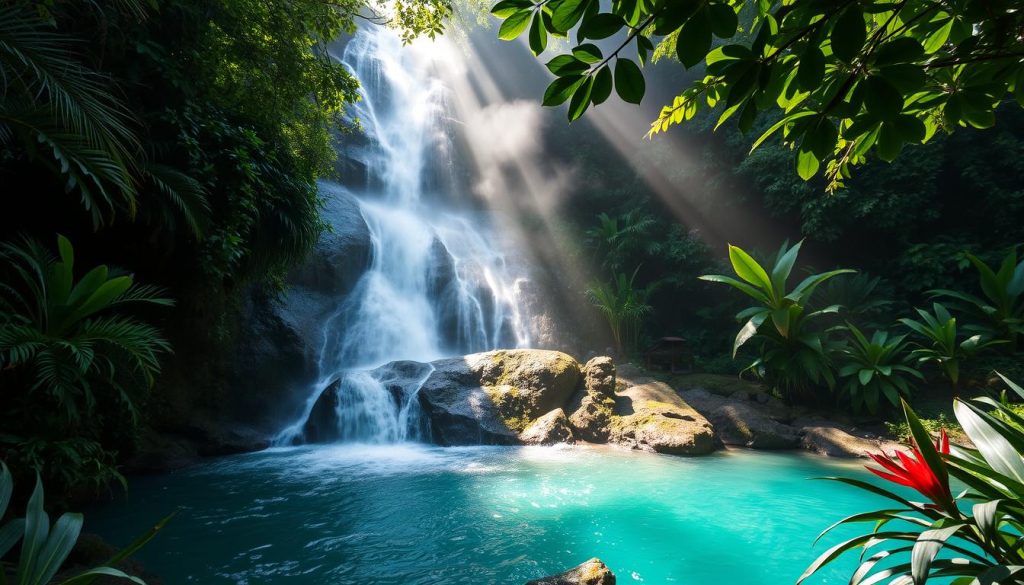Soufrière waterfall Soufrière waterfall