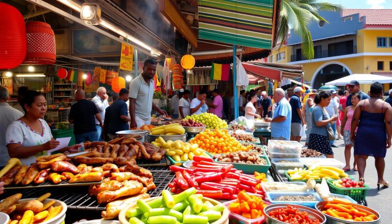 Street food scene and must-try local dishes in Castries